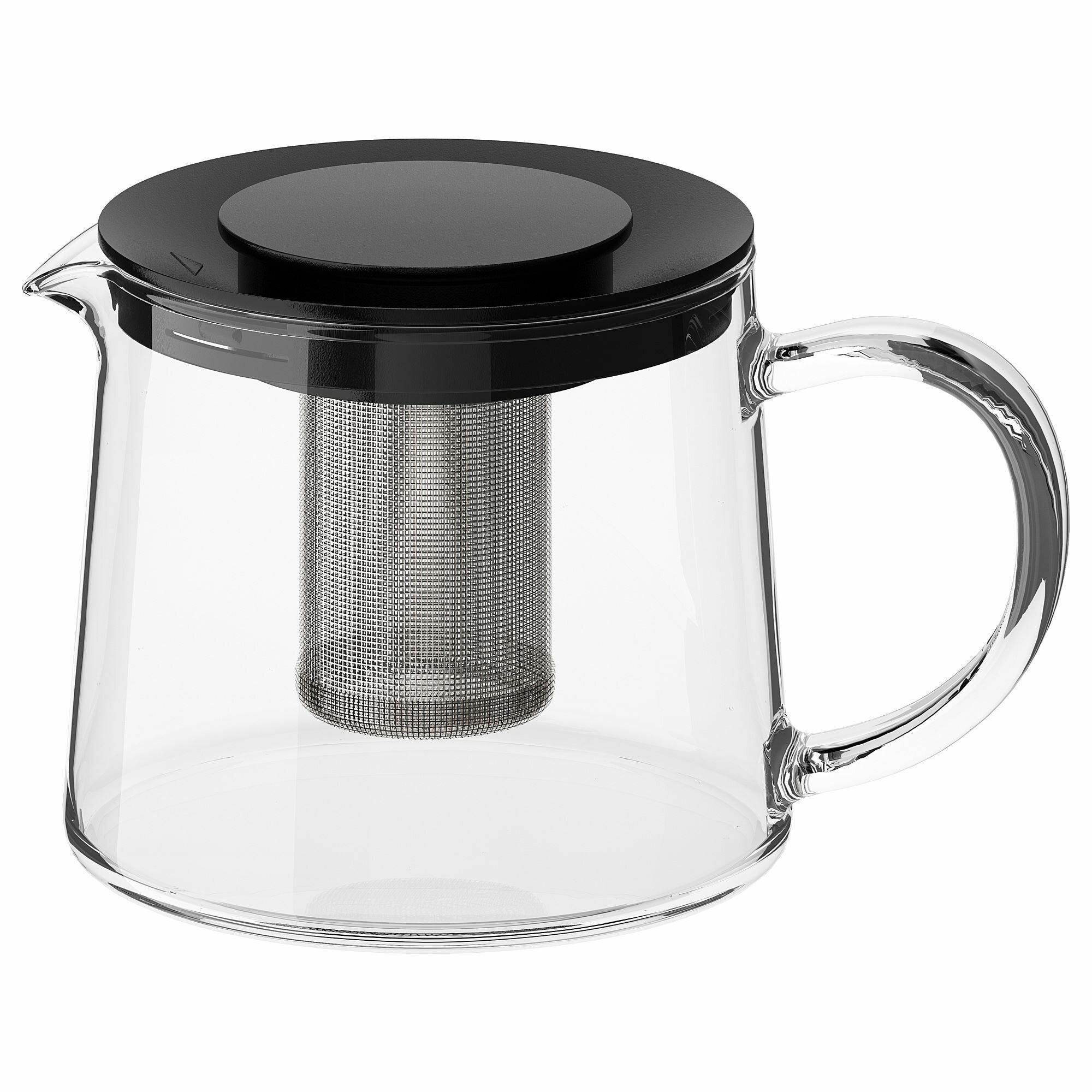 Ikea RIKLIG-стеклянный чайник 06 литра