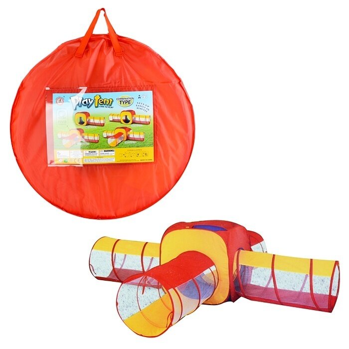 Игровая палатка Oubaoloon 4 тоннеля, в пакете (JY1712-4)
