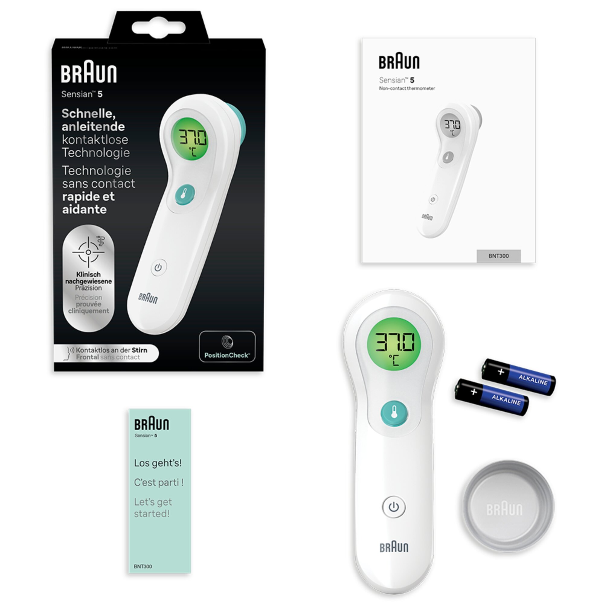 Изображение Бесконтактный сенсорный термометр Braun BNT300EE