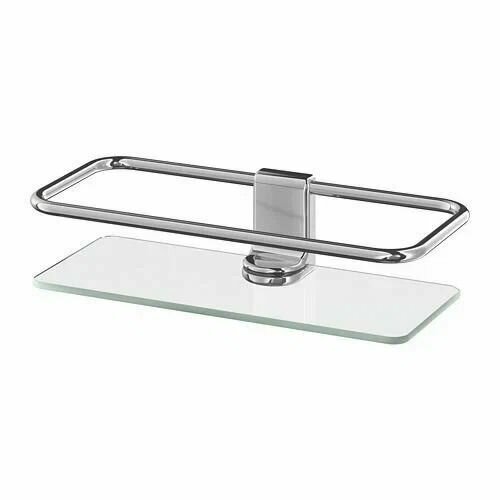 KALKGRUND IKEA полочка для душа стекло сталь калкгрунд икеа
