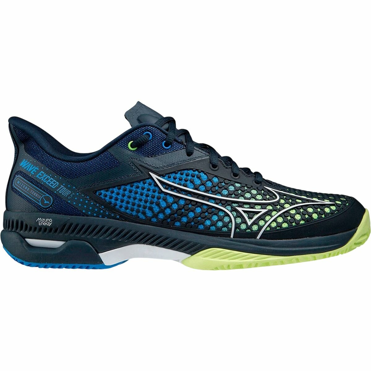 Кроссовки Mizuno WAVE EXCEED TOUR 5 CC полнота F размер 85 UK черный/синий