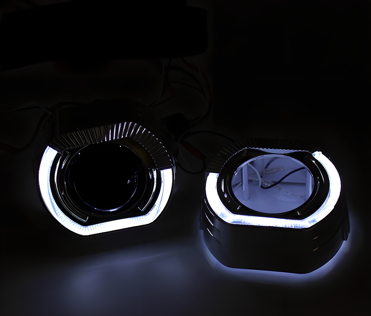 Декоративные бленды (маски) №135BGD3 для линз 2.8" и 3.0", с CREE LED габаритами с функцией притухания — фото 1