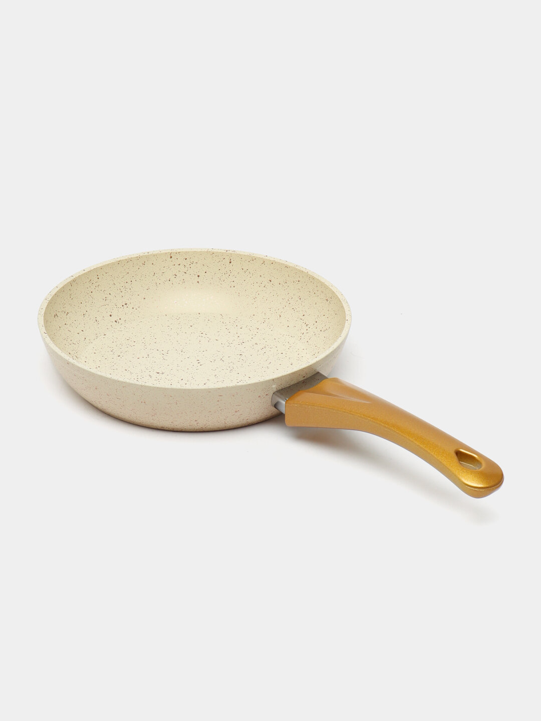 Сковорода O.M.S Collection 3210, алюминий, антипригарное покрытие, кремовый,24см