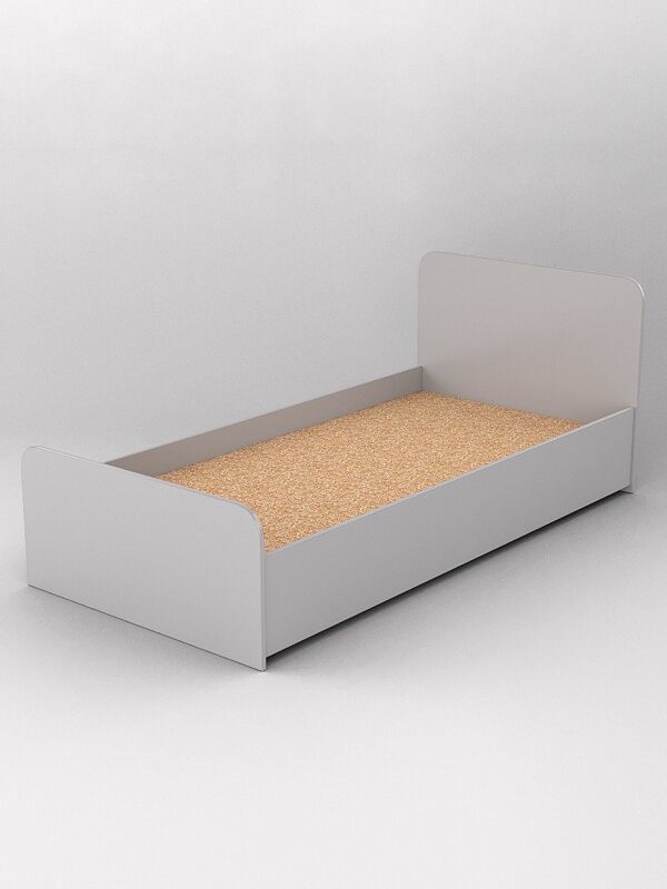 Кровать односпальная №1, Серый. Производитель товара - компания Westcom.