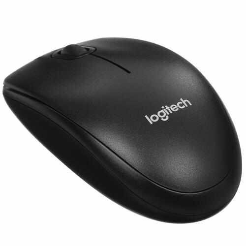 Мышь проводная Logitech B100 [910-005547] черный — фото 1