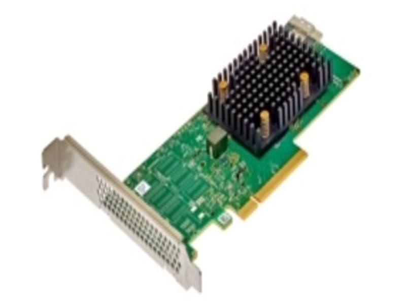 Контроллер Broadcom Controller 9500-8i SGL (05-50077-03) (PCIe v4 x8 LP) Tri-Mode SAS/SATA/NVMe 12G HBA, 8port(1*int SFF8654), 3808 IOC, RTL, 1 year