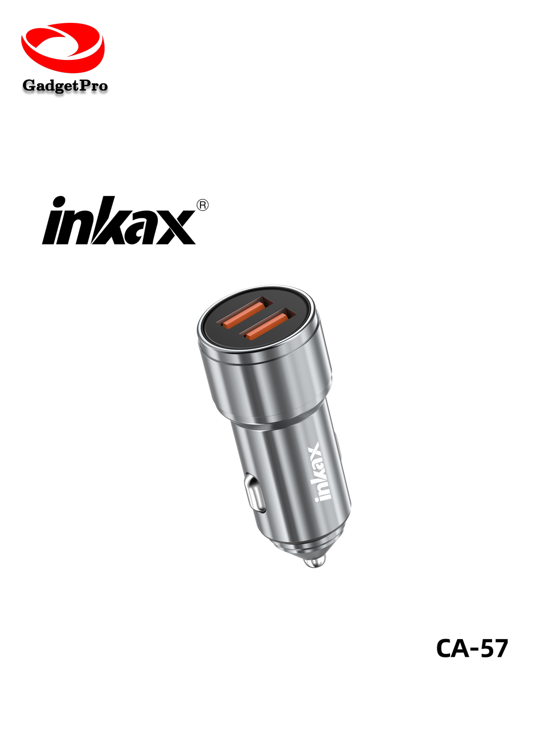 Автомобильное зарядное устройство Inkax CA57 36W: быстрая зарядка для телефона и планшета