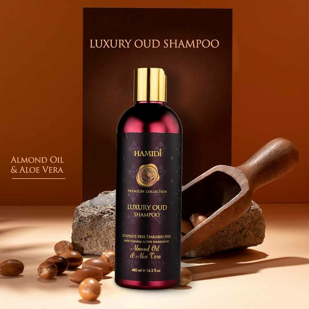 Шампунь Hamidi Luxury Oud Premium Collection от Amraf(480 ml.)
