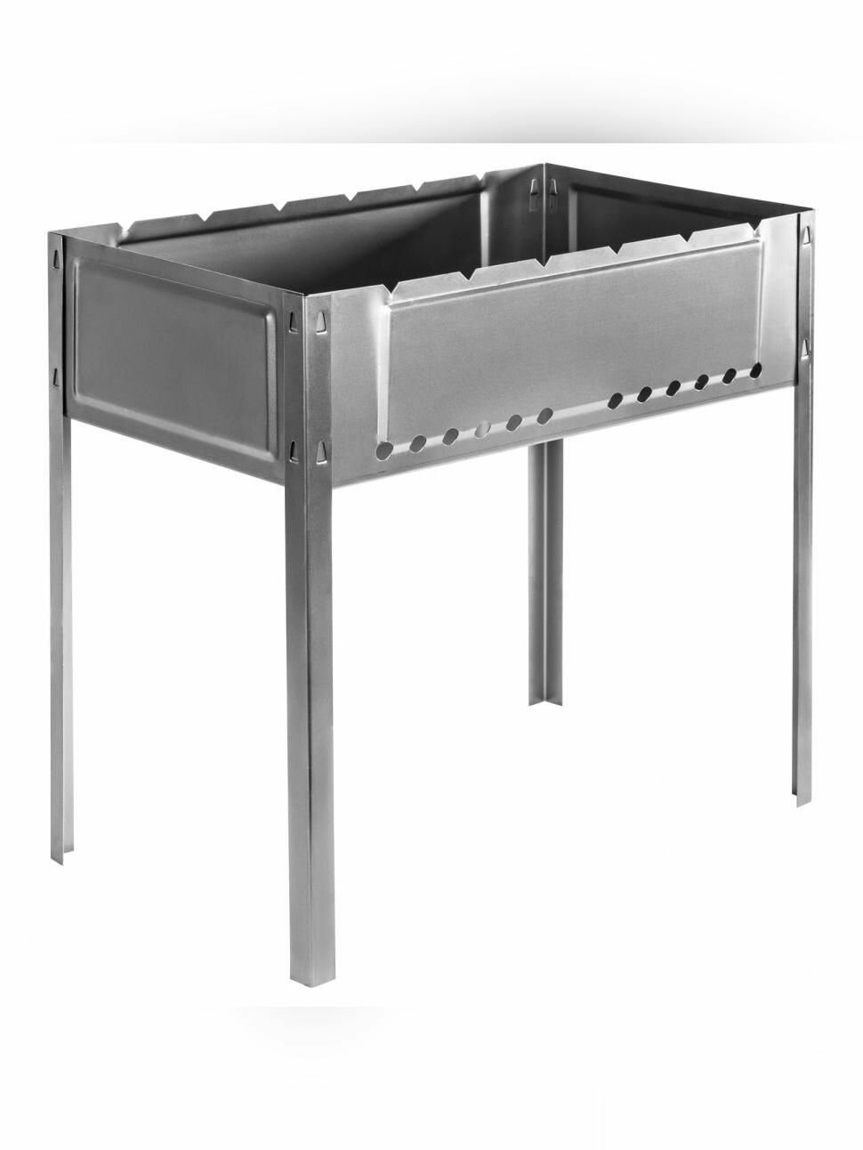 Мангал облегченный с ребрами жесткости 500 х 300 х 500 мм, Россия Camping Palisad 69544