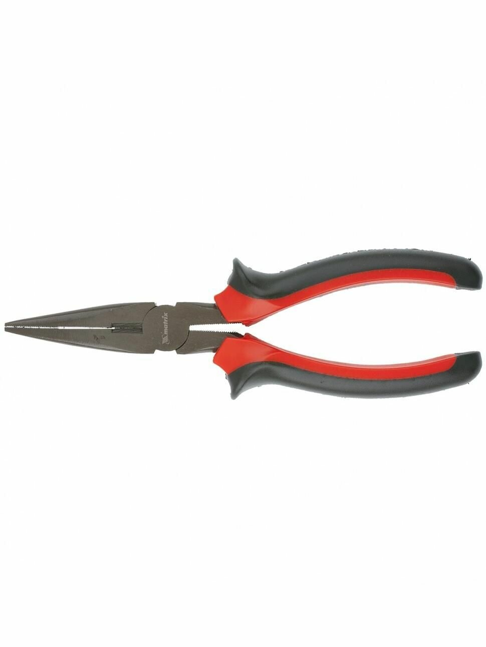 Длинногубцы прямые Black Nickel 160 мм двухкомпонентные рукоятки Matrix 17158