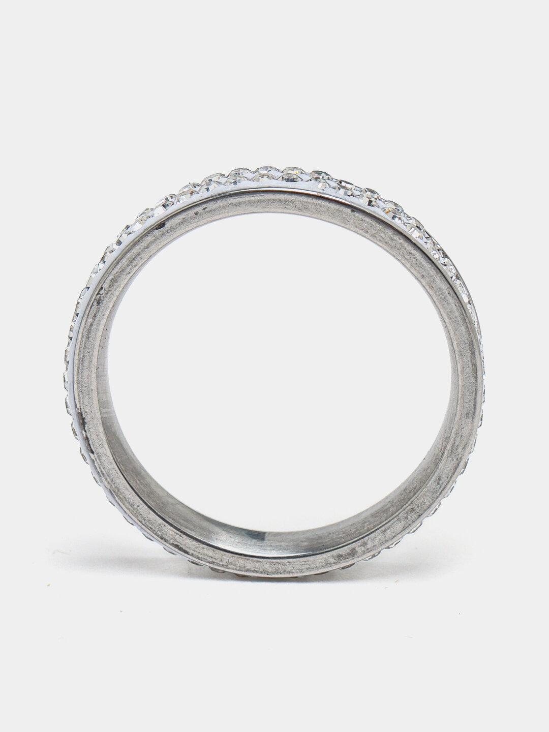 Кольцо обручальное, размер 17, серебряный — фото 1