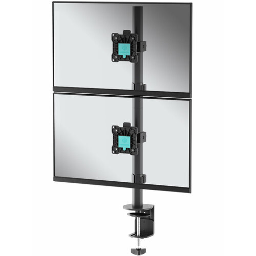 фото Кронштейн для двух мониторов onkron d208e настольный, диагональ 13"-34", 2 по 8 кг, черный