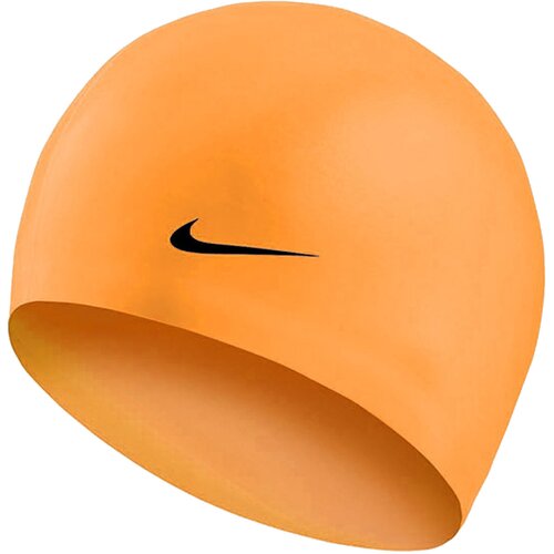 Шапочка для плавания NIKE Solid Silicone JUNIOR, оранжевый