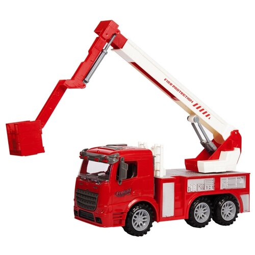 Пожарный автомобиль Handers HAC1608-125, 28 см, красный пожарный автомобиль viking toys джамбо 1211 28 см желтый красный