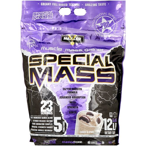 Гейнер Maxler Special Mass Gainer, 5450 г, печенье-крем
