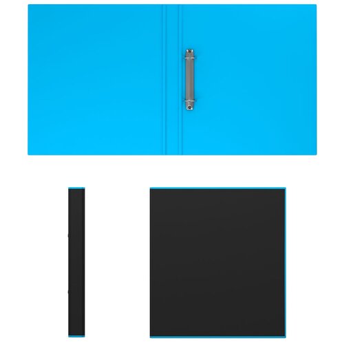 Папка-регистратор на 2 кольцах ErichKrause, Accent, А4, 35 мм, голубой