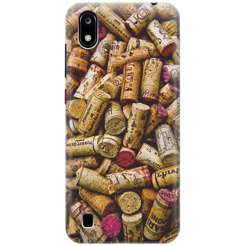 фото Re:pa накладка transparent для zte blade a7 2019 с принтом "россыпь винных пробок"