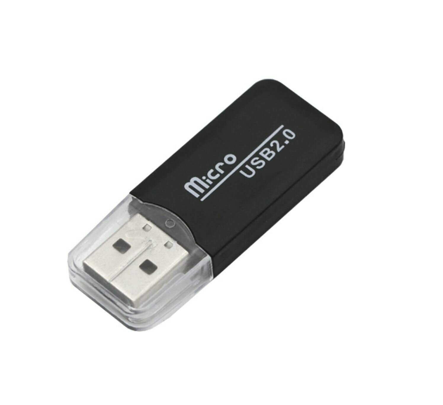 Переходник для карты памяти (картридер) /usb sd переходник черный