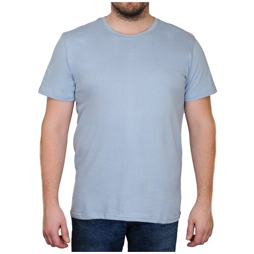 фото Футболка, размер 58, голубой нет бренда