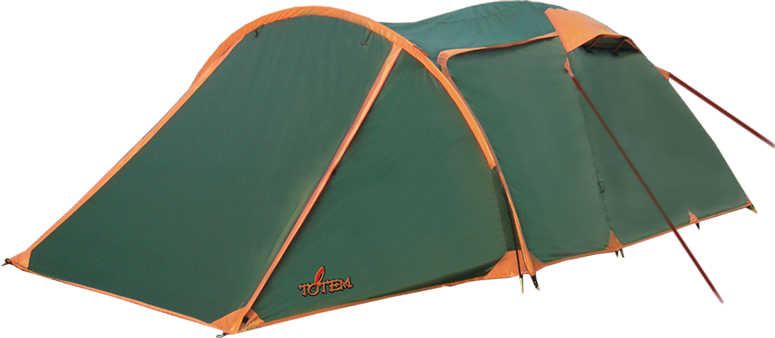 Палатка Totem Carriage 3 V2 зеленый - фотография № 4
