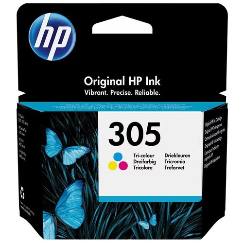 Картридж HP 305, 100 стр, многоцветный картридж hp 3ym60ae 305 для hp 2320 2710 2720 color