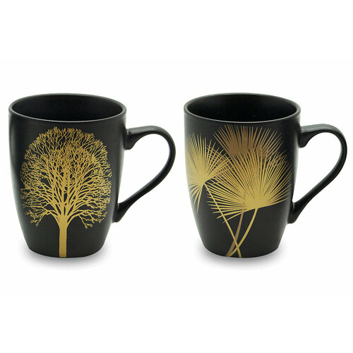 Набор кружек Singapore чёрный 033 л 2 шт WD Lifestyle WD-539N 1240₽