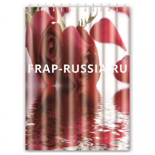 Штора для ванной Frap F8654 роза