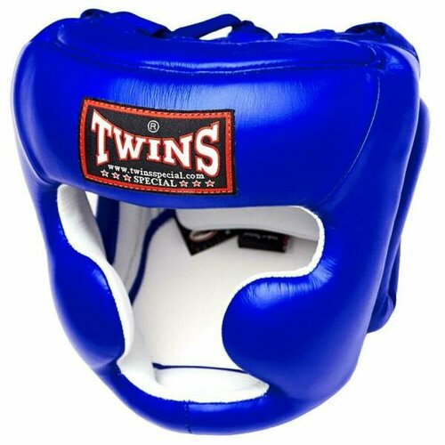 Боксерский шлем Twins Special HGL-3, размер L, синий боксерский шлем twins special hgl 3 синий m
