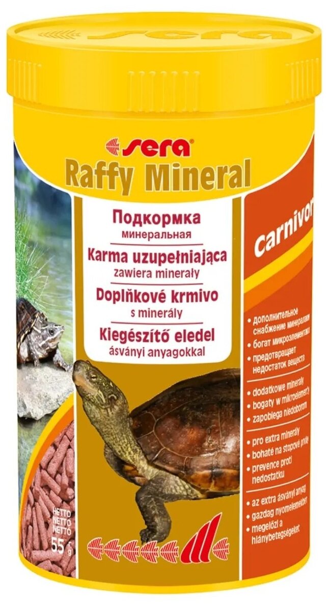 Сера Раффи Минерал 250мл корм д/рептилий,черепах Q1893 - фотография № 13