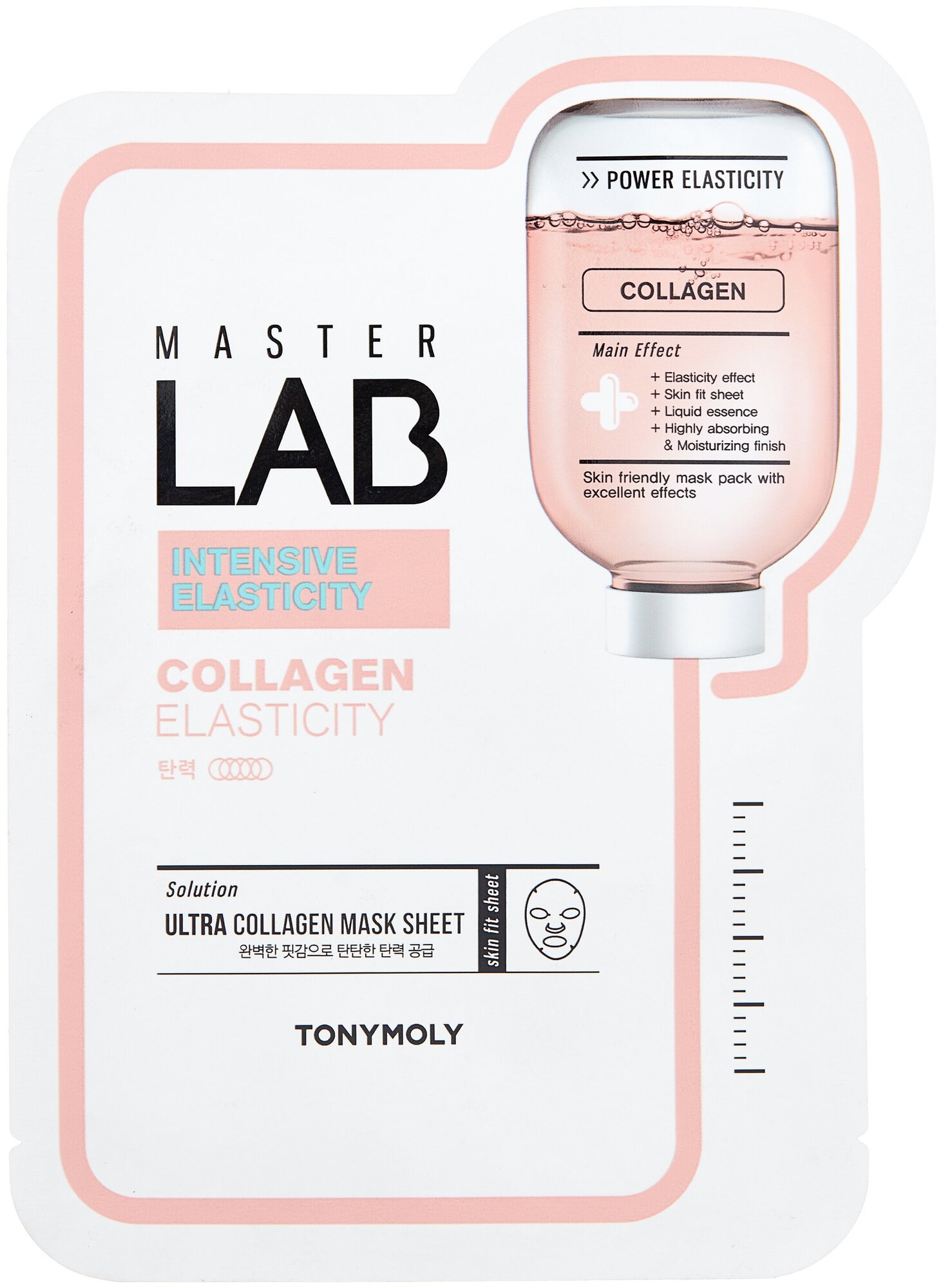 TONY MOLY тканевая маска Master Lab Collagen, 19 г, 19 мл