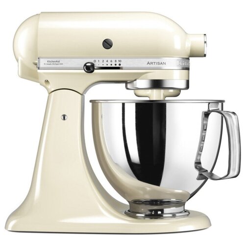 Миксер KitchenAid 5KSM125EAC, кремовый миксер kitchenaid 125 artisan 4 8 л кремово матовый