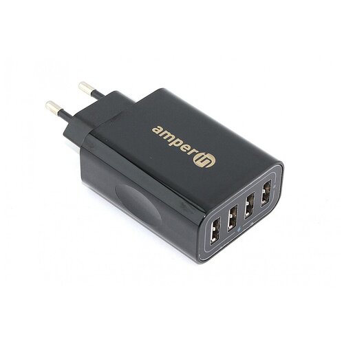 блок питания amperin 4 port usb 5v 2 4a yds tc028 4 0 0 black Блок питания 4-port USB*5V 2.4A (YDS-TC028-4-0-0)