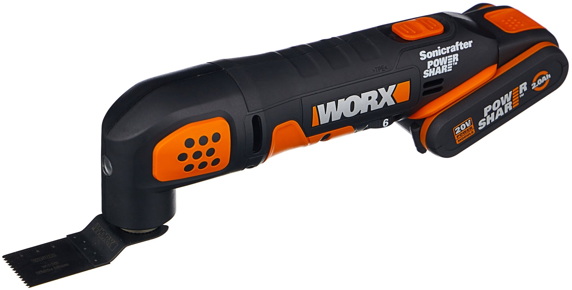 Реноватор аккумуляторный WORX WX682, 20В, 1*2,0Ач, сумка