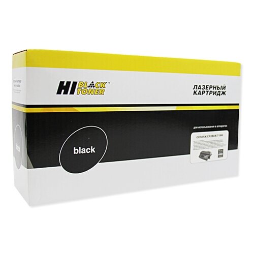 Картридж Hi-Black CE505X/CF280X/CRG-719, 6900 стр, черный картридж hi black hb ce505x для hp lj p2055 p2050 canon 719h 6 5k