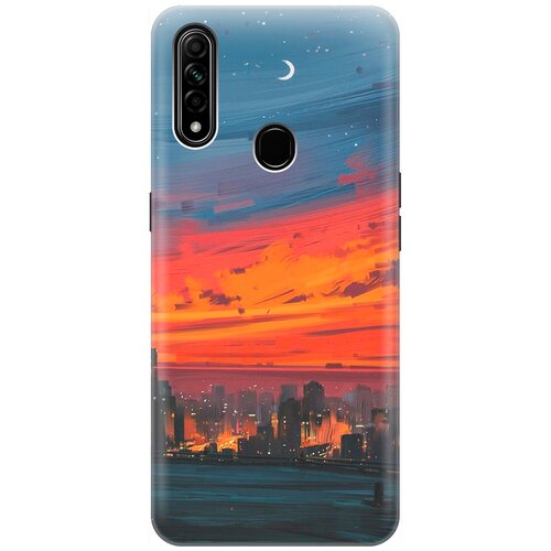 фото Re:pa накладка transparent для oppo a31 с принтом "ночь и мегаполис"