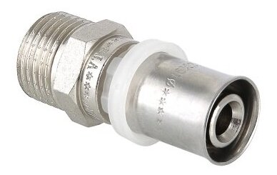 Переходник 16 мм с наружной резьбой 1/2", пресс, VALTEC 10 штук