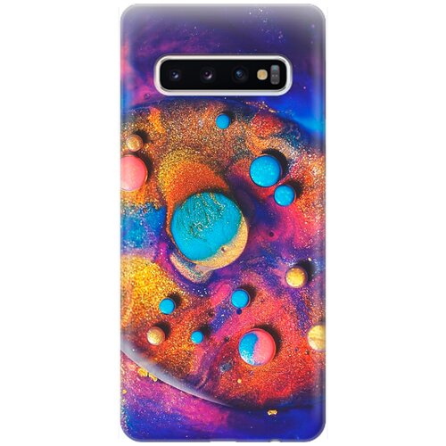 RE: PA Накладка Transparent для Samsung Galaxy S10 с принтом Красочные капли re pa накладка transparent для samsung galaxy a7 2018 с принтом красочные капли