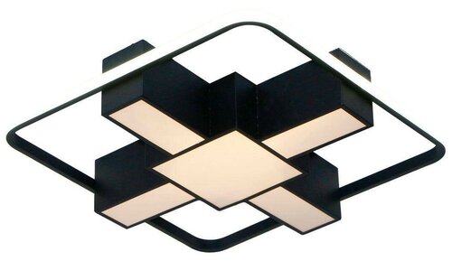 Светильник потолочный светодиодный Moderli V1050-CL Brass черный белый