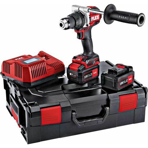 Двухскоростная аккумуляторная ударная дрель FLEX PD 2G 180-EC-HD50 Set 515701 8268500₽