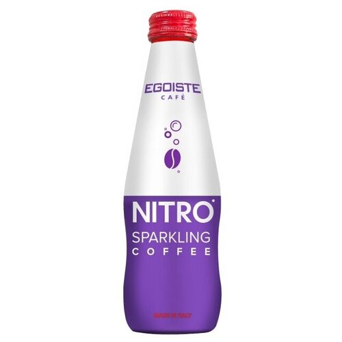 Кофейный напиток Egoiste Nitro газированный,  0.25 л 