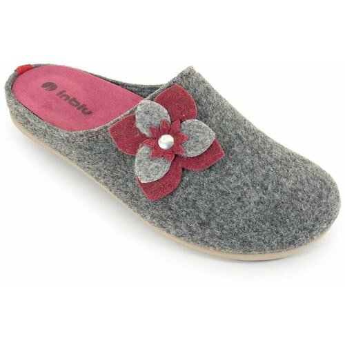 фото Тапочки inblu, фетр, съемная стелька, размер 37, серый