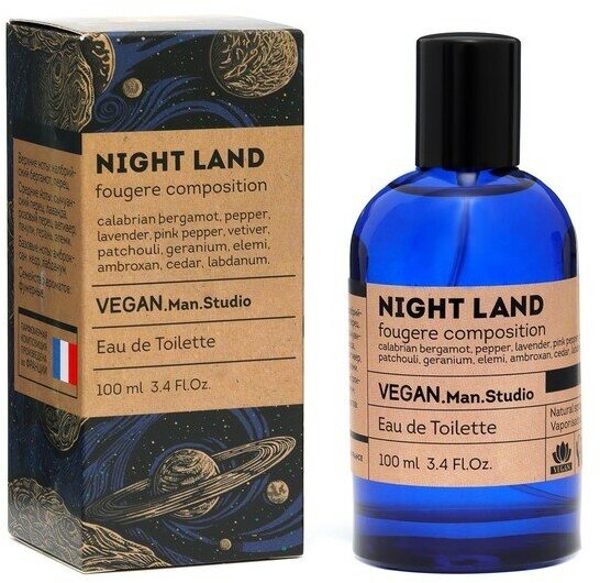 Туалетная вода мужская Vegan Man Studio Night Land, 100 мл 9893777