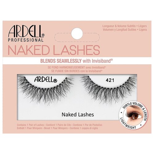 Ardell Накладные ресницы Naked Lashes 421, черный, 2 шт.