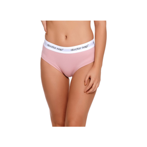 фото Doctor nap трусы слипы высокой посадки с широкой резинкой, размер m, розовый