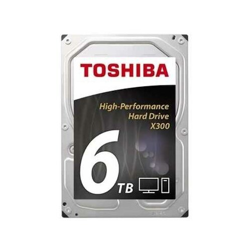 6TB Toshiba X300 (HDWR460UZSVA) {SATA 6.0Gb/s, 7200 rpm, 256Mb buffer, 3.5