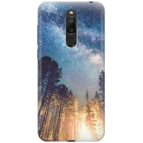 фото Cиликоновый чехол на meizu m6t / мейзу 6т с принтом "млечный путь" gosso