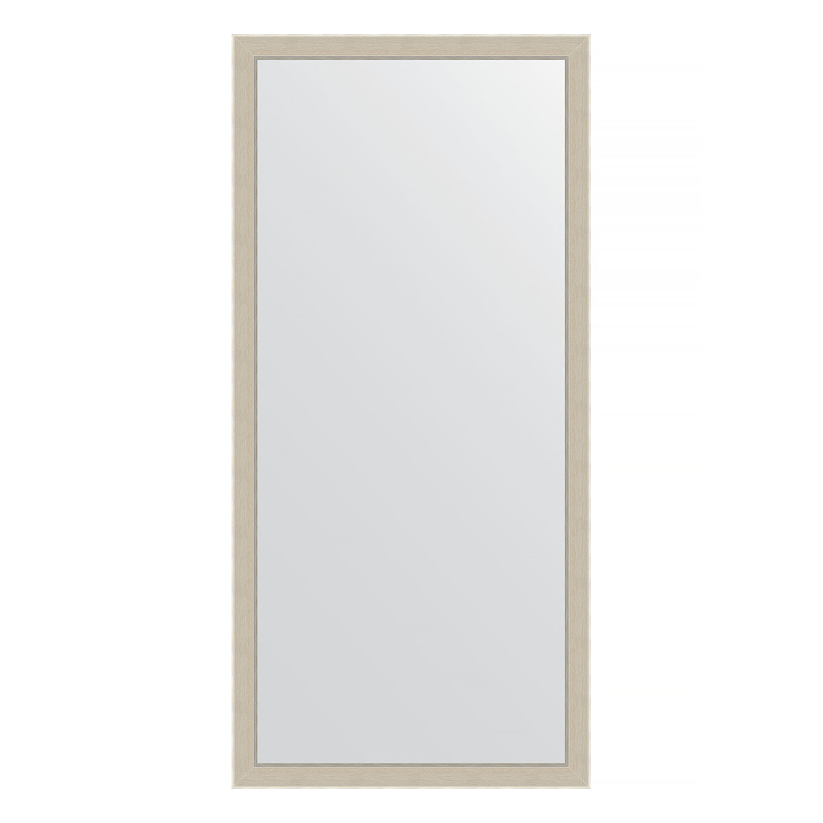 Зеркало настенное EVOFORM в багетной раме травленое серебро, 73х153 см, для гостиной, прихожей, кабинета, спальни и ванной комнаты, BY 3899