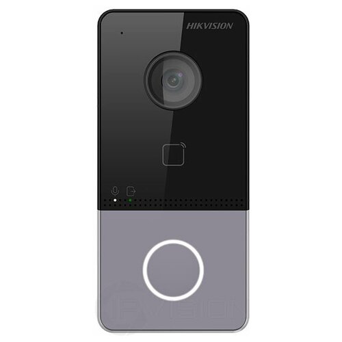 Вызывная (звонковая) панель на дверь Hikvision DS-KV6113-PE1 серый серый