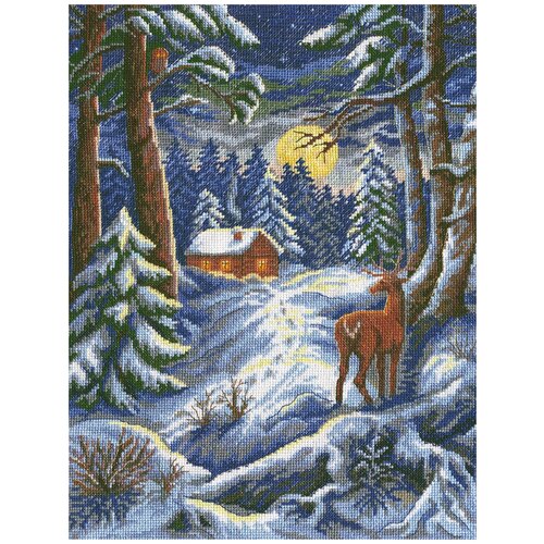 фото Набор для вышивания panna "лунная ночь" 24x32 см