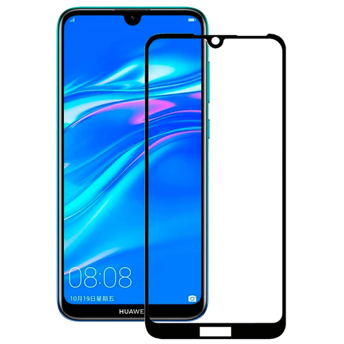 защитное стекло на huawei y7 2019 y7 prime 2019 y7 pro 2019 back camera Защитное стекло на Huawei Y7 (2019)/Y7 Prime (2019)/Y7 Pro (2019), 9D, черный, X-CASE